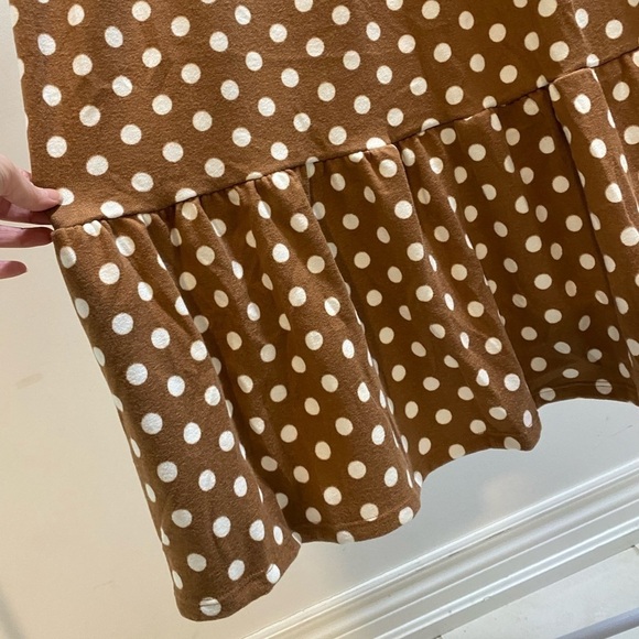 NEW Jillian Harris Polka Dot Knit Jersey Sweater Dress Plus Sz 3X - Picture 6 of 8